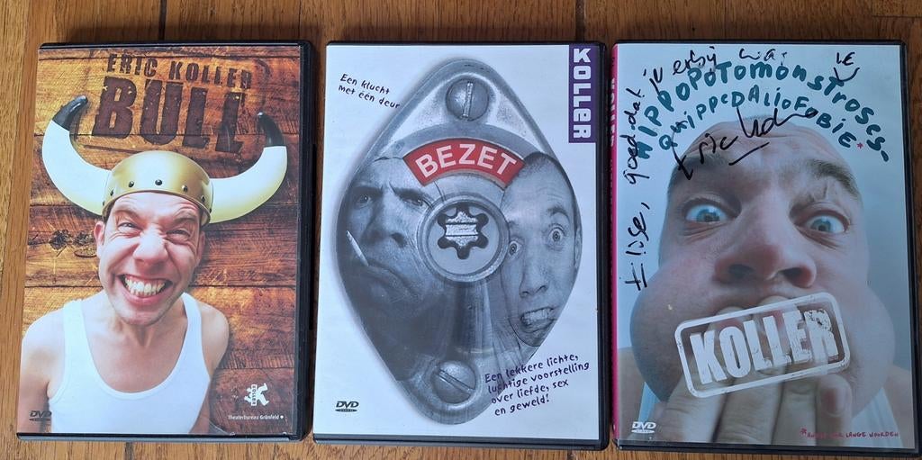 Erik Koller DVD's - Bull, bezet en hippo, Alle leeftijden, Ophalen of Verzenden, Zo goed als nieuw, Stand-up of Theatershow