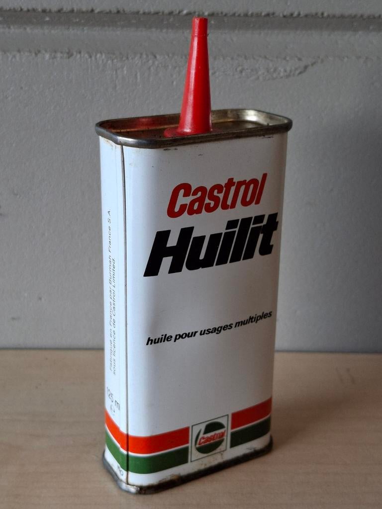 Castrol Huilit handy oil / blikken oliespuitje, Ophalen of Verzenden