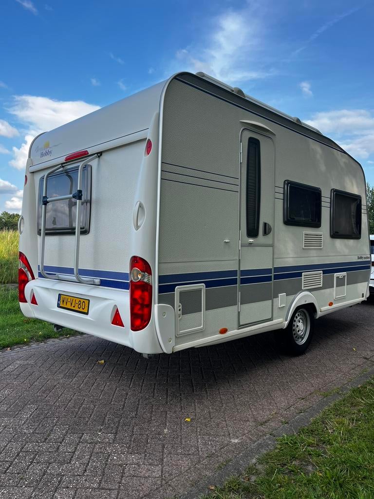 Hobby Excellent 2007, Caravans en Kamperen, Caravans, Rondzit, Hobby, Dwarsbed, Particulier