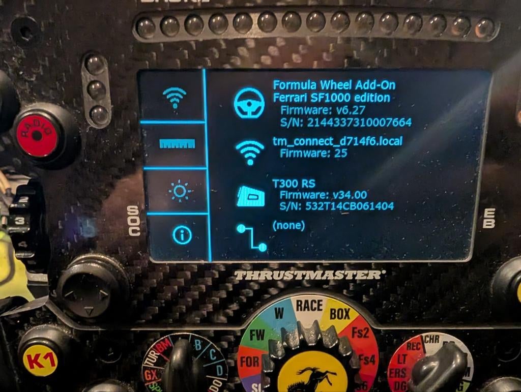 Thrustmaster SF1000 Ferrari F1 racestuur add-on, Ophalen of Verzenden, Zo goed als nieuw, Racen en Vliegen