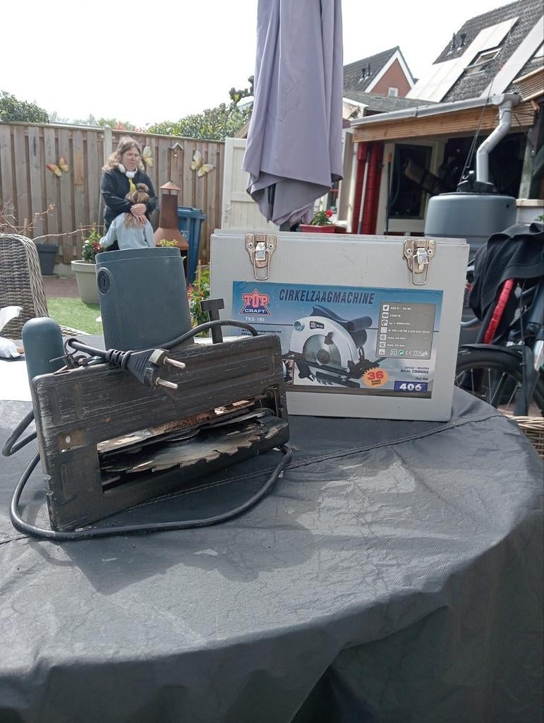 Handcirkelzaag, Ophalen, Gebruikt, Minder dan 150 ampère, Co2