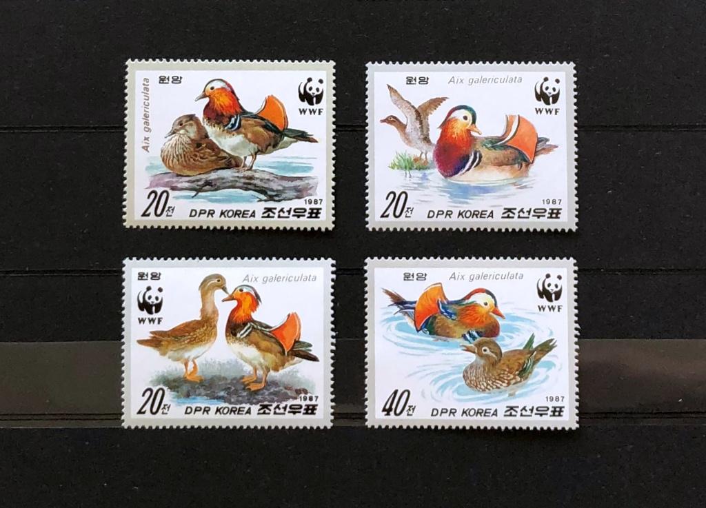 WWF WNF Noord Korea  1987 Postfris Eenden Vogels, Verzenden, Postfris, Dier of Natuur