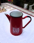 Rood emaille Koffie kan * Douwe Egberts, Verzenden, Gebruikt, Gebruiksvoorwerp