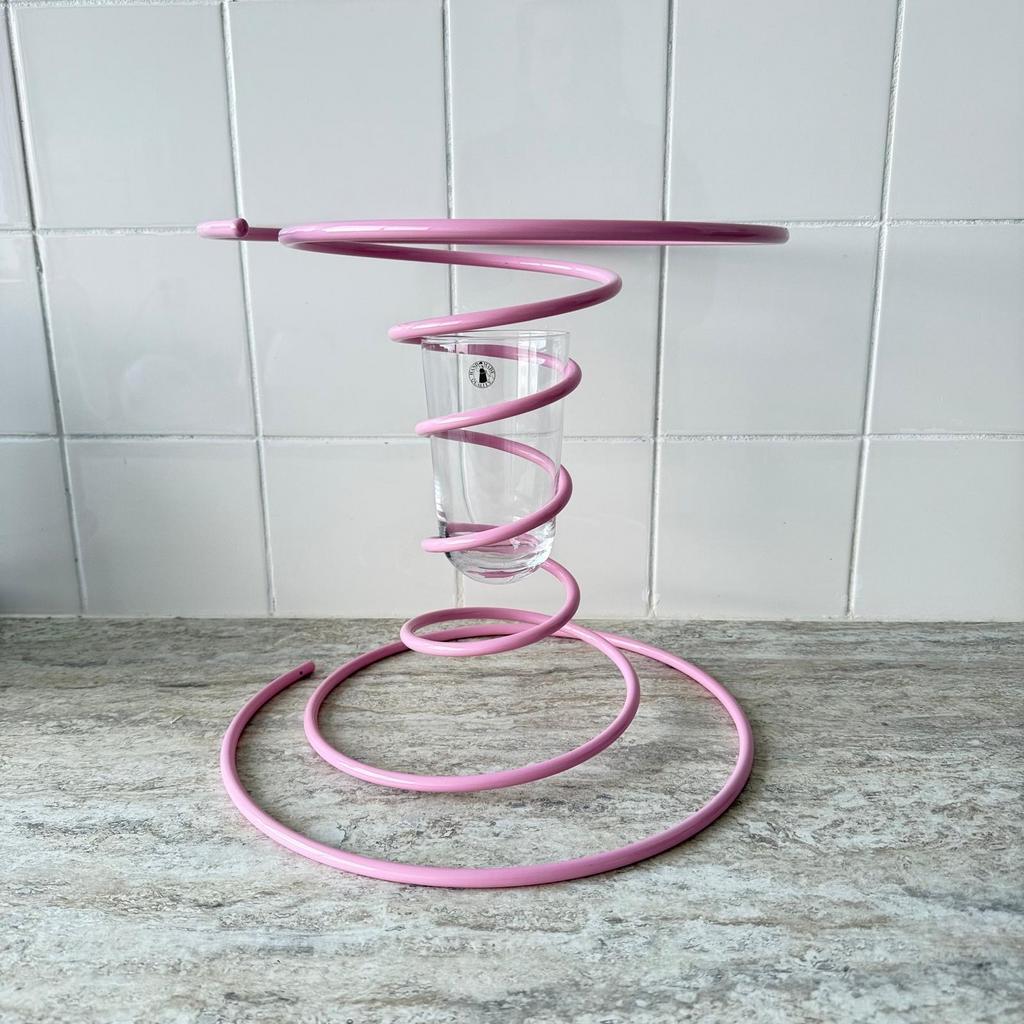 IKEA Vinterfint Vaas Gustaf Westman Roze Spiraal, Huis en Inrichting, Woonaccessoires | Vazen, Overige materialen, Overige kleuren