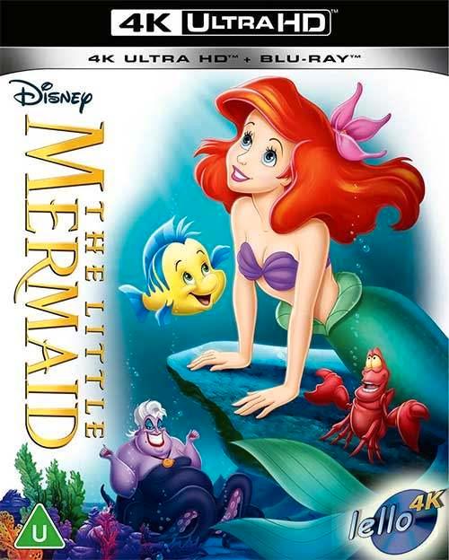 Blu-ray 4K: Disney The Little Mermaid (Kleine Zeemeermin) UK, Cd's en Dvd's, Blu-ray, Nieuw in verpakking, Tekenfilms en Animatie