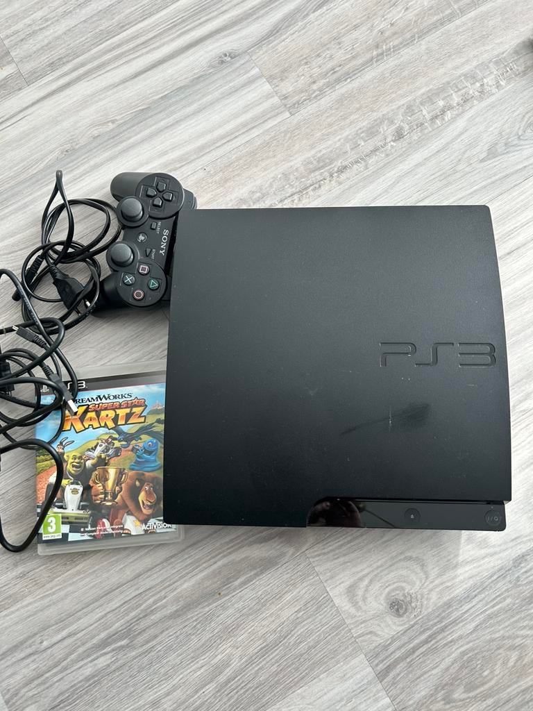 Playstation 3, Spelcomputers en Games, Ophalen, Gebruikt, Met 1 controller, Slim