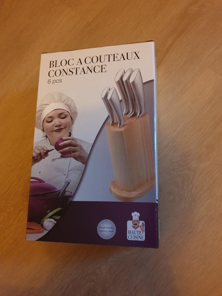 Messenblok, Ophalen of Verzenden, Nieuw, Rvs of Chroom