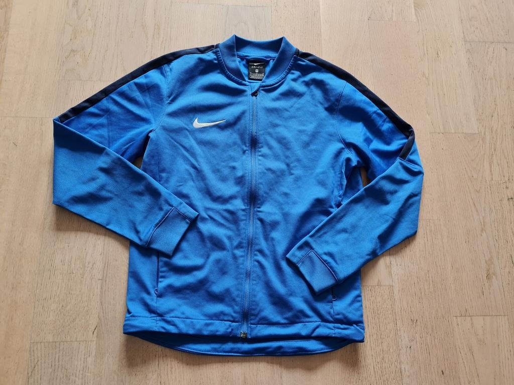 Trainingspak: Nike jasje (M/146) en Kipsta broek (141/150cm), Kleding | Heren, Blauw, Nike, Overige maten, Ophalen of Verzenden