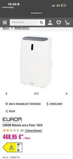 EUROM Mobiele airco Polar 16CH - Koelen en Verwarmen, 3 snelheden of meer, Ophalen of Verzenden, Zo goed als nieuw, Koelen en Ontvochtigen