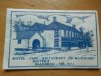 suikerzakje Hotel café restaurant "de Munnink" Balkbrug, Ophalen of Verzenden
