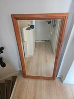 Facet geslepen spiegel in houten frame, Huis en Inrichting, Woonaccessoires | Spiegels, Ophalen of Verzenden, Rechthoekig, 50 tot 75 cm