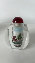 Handbeschilderd Chinees Snuifflesje Inclusief Luxe Doosje, Ophalen of Verzenden