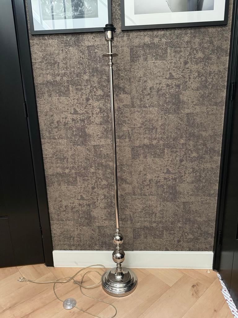 lampenvoet - Zilverkleurig, Ophalen, Gebruikt, Metaal, 100 tot 150 cm