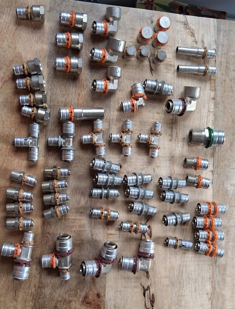 Uponor perskoppelingen diverse maten en types, Ophalen of Verzenden, Nieuw, Overige typen