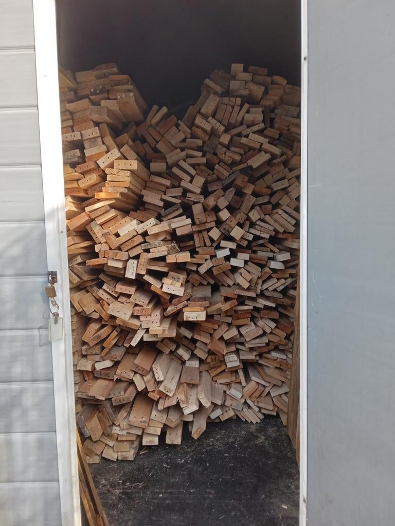 Partij brandhout openhaard hout vuren, 3 tot 6 m³, Ophalen, Overige houtsoorten