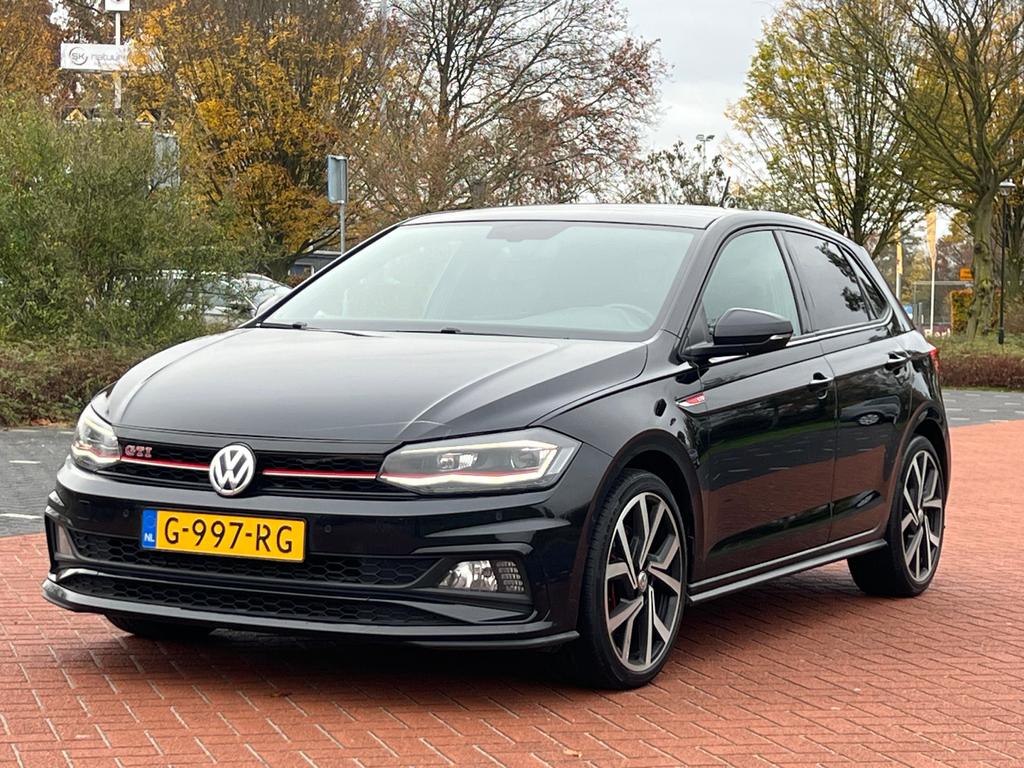 Volkswagen Polo GTI | 200PK | Zwart, Auto's, Volkswagen, Start-stop-systeem, 4 cilinders, 1984 cc, Zwart