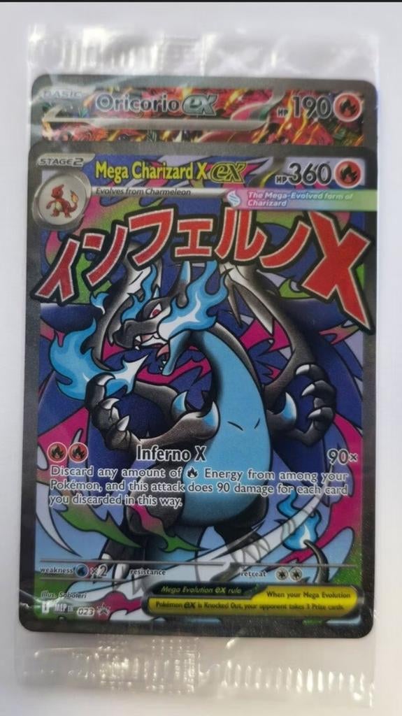 Pokémon Mega Charizard X EX kaart, Ophalen of Verzenden