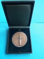 Medaille-Penning Brons. PTT afscheid Staatsbedrijf op naam., Ophalen of Verzenden, Brons, Nederland