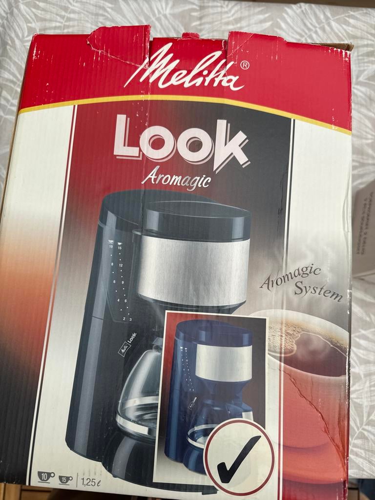 Melitta Look Aromagic koffiezetapparaat, 10 kopjes of meer, Gemalen koffie, Ophalen of Verzenden, Koffiemachine