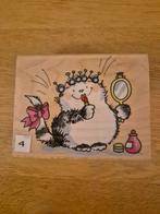 Penny Black poesjes nr 4, Hobby en Vrije tijd, Stempelen, Ophalen of Verzenden, Gebruikt, Houten stempel