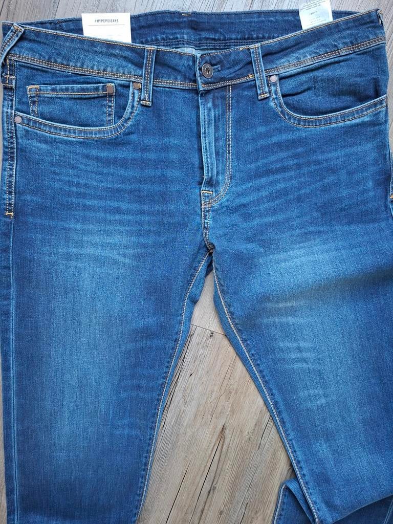 PEPE JEANS Hatch slimfit jeans W36 L32, W36 - W38 (confectie 52/54), Blauw, Nieuw, Ophalen of Verzenden