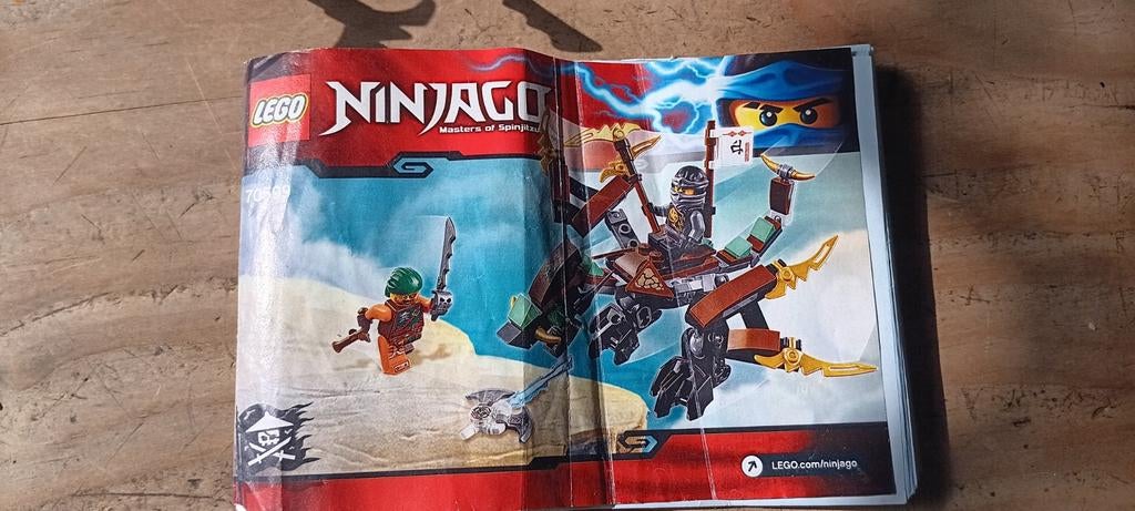 Lego ninjago 70599 cole's draak, Kinderen en Baby's, Speelgoed | Duplo en Lego, Gebruikt, Lego, Ophalen of Verzenden, Inclusief minifiguren