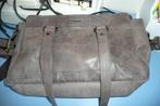 tas,leer,kleur  beige-groen, Ophalen of Verzenden, Zo goed als nieuw, Grijs, Leer