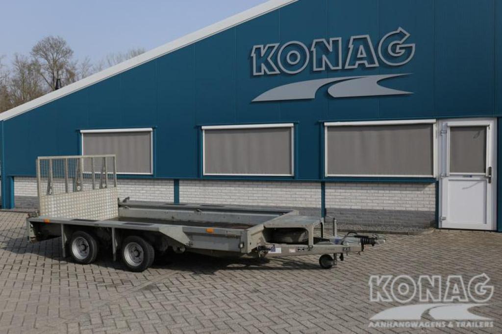 Tweedehands Ifor Williams GX126 tandemas machinetransporter, Gebruikt