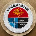 NATO excercise Steadfast Dart 2025 patch (velcro), Ophalen of Verzenden, Nederland, Embleem of Badge