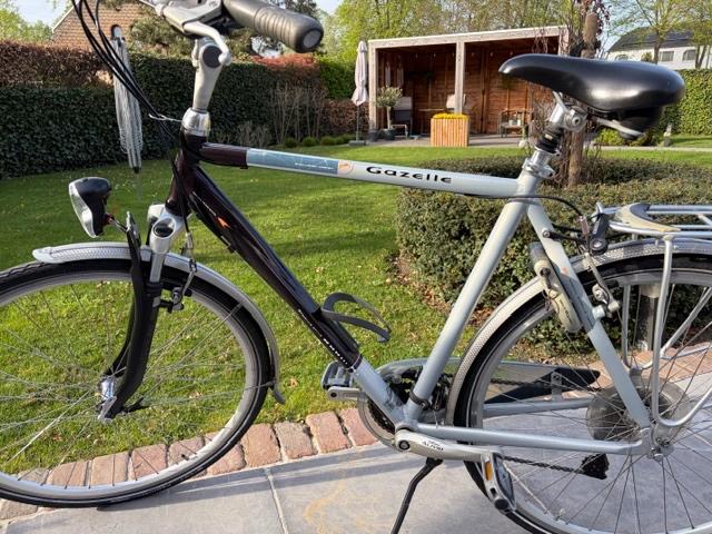 Gazelle Medeo, Fietsen en Brommers, Fietsen | Heren | Herenfietsen, Ophalen, Gebruikt, Velgrem, Versnellingen