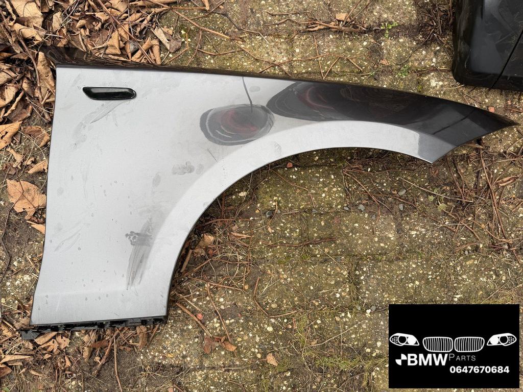 Spatbord links rechts Bmw 1-Serie E87 sparkling graphite, Gebruikt, -, Ophalen of Verzenden, Spatbord