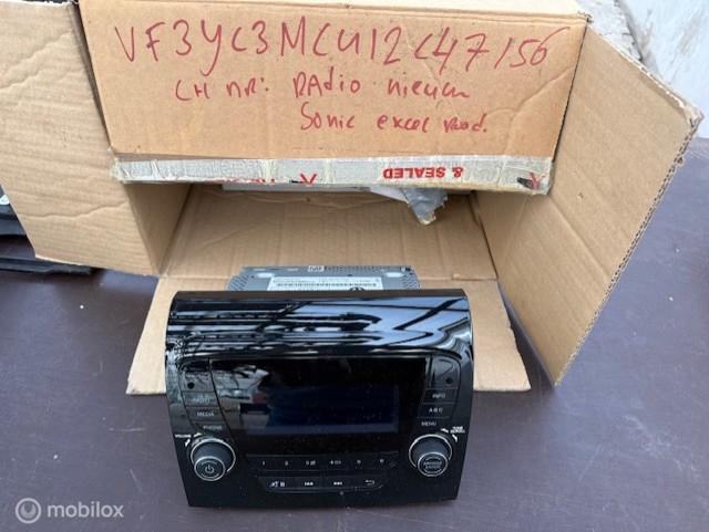 Autoradio peugeot boxer citroen jumper 07356443510 Origineel, Auto-onderdelen, Gebruikt, Ophalen of Verzenden