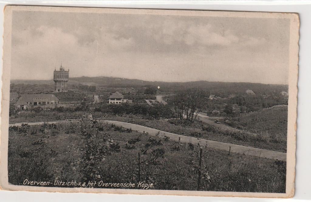 Overveen, Ophalen of Verzenden, 1940 tot 1960, Gelopen, Noord-Holland