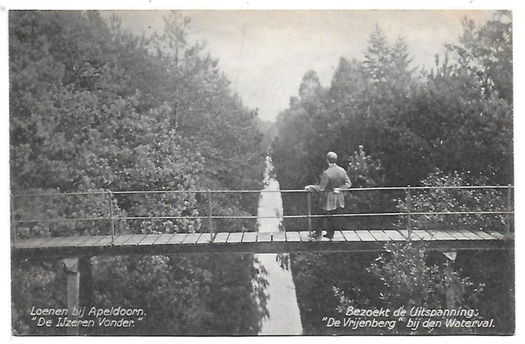 Loenen Apeldoorn IJzeren Vonder Oude Ansichtkaart (B1010 ), Ophalen of Verzenden, 1920 tot 1940, Gelopen, Gelderland