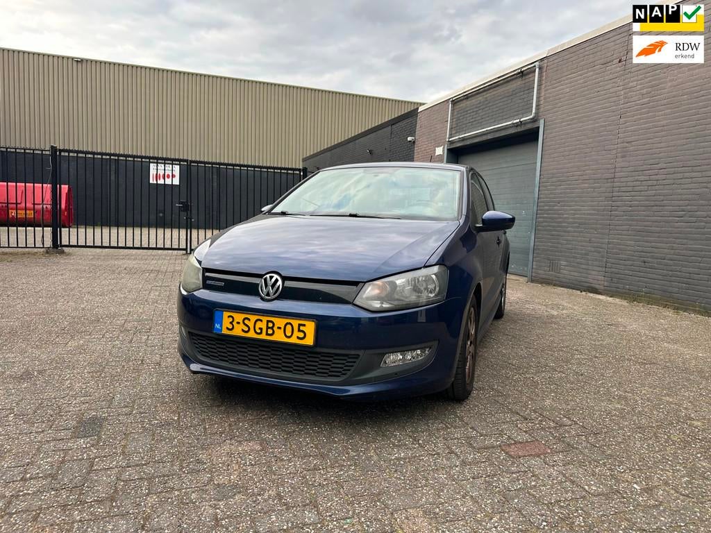 Volkswagen Polo 1.2 TDI BlueMotion Airco Cruise Navi APK NAP, Auto's, Voorwielaandrijving, Euro 5, Stof, Gebruikt