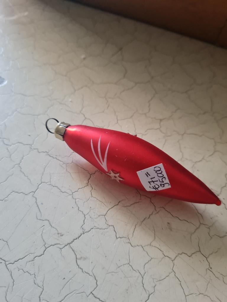Antieke kleine kerstbal pegel, Diversen, Heikant 21 Kaatsheuvel, Belle Vieille Brocante, Ophalen of Verzenden, Zo goed als nieuw