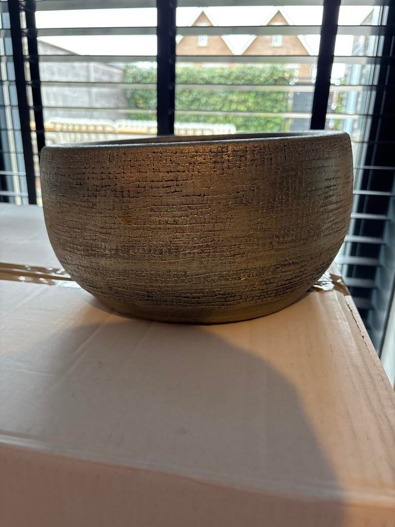 Bela arte plantenschaal d27 H14, Ophalen, Overige materialen, Gebruikt, Minder dan 30 cm