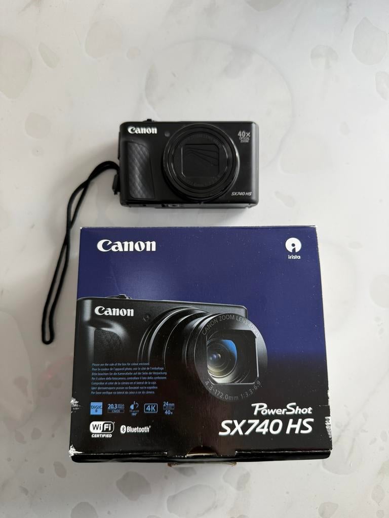 canon sx740 hs powershot, Audio, Tv en Foto, Fotocamera's Digitaal, Ophalen of Verzenden, Zo goed als nieuw, Canon, 8 keer of meer