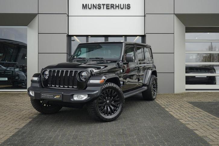 Jeep Wrangler Unlimited 4xe 380 Sahara | Keyless | Voorstoel, Auto's, Jeep, Bedrijf, Te koop, Wrangler, 4x4, ABS, Achteruitrijcamera