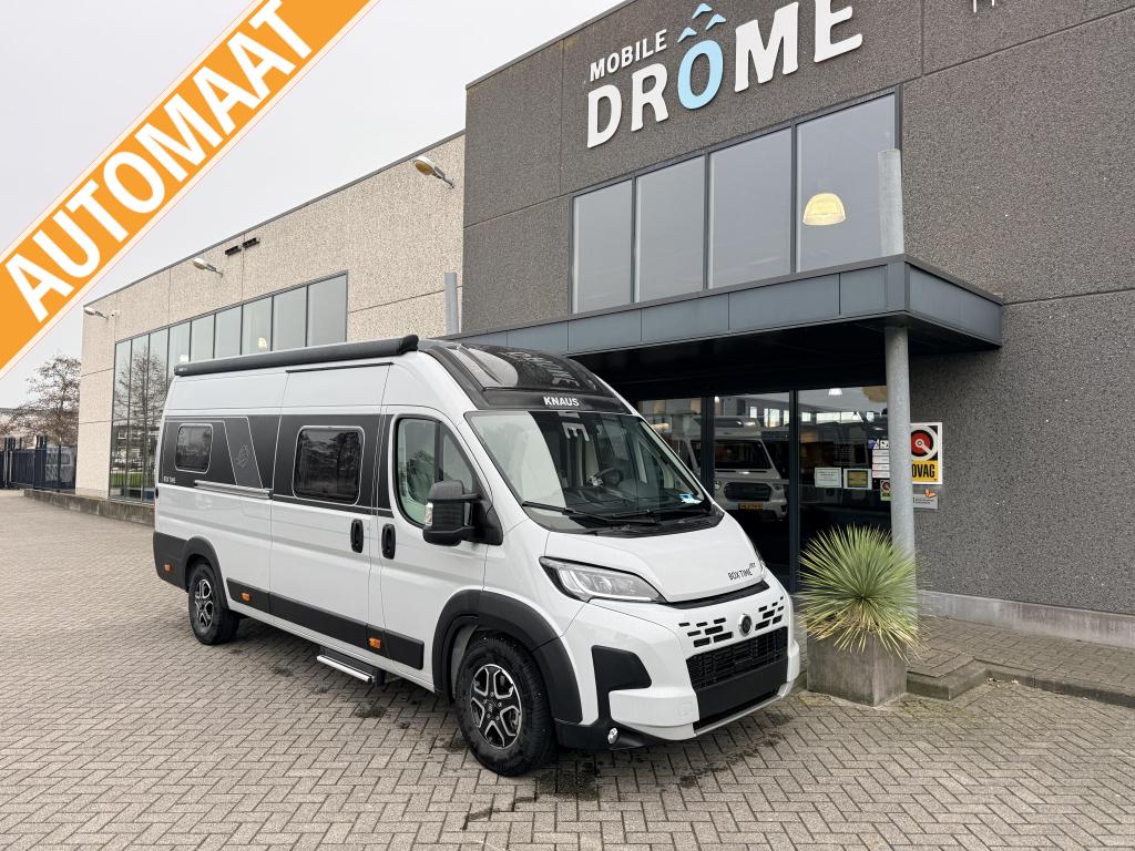 Sportief en compleet uitgevoerde Knaus Boxtime 630 ME, Automaat, Luifel, Buscamper of Camperbus, Ringverwarming