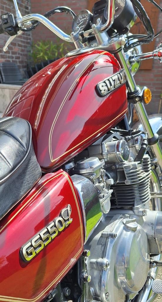 Zeldzaam mooie Suzuki GS550 Oldtimer, 4 cilinders, Gebruikt, Handgeschakeld, 550 cc