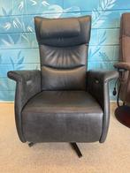 Luxe Prominent staopstoel relaxfauteuil relax-stoel accu, Ophalen of Verzenden, Zo goed als nieuw, Leer