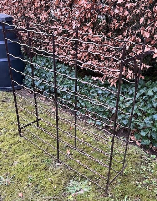 wijnrek groot, Ophalen, Gebruikt, 25 flessen of meer, Metaal