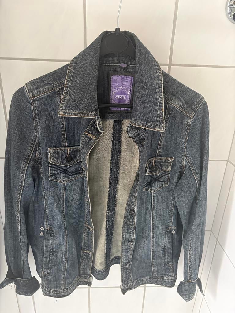 Spijkerjasje Cecil, Kleding | Dames, Jassen | Zomer, Ophalen of Verzenden, Gedragen, Maat 36 (S), Blauw