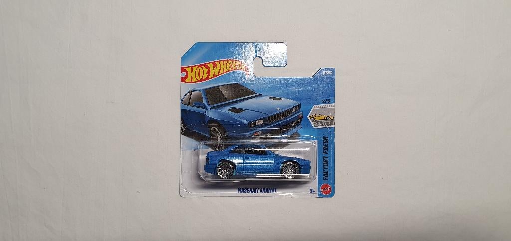 Hot wheels Maserati Shamal bleu, Ophalen of Verzenden, Nieuw, Auto