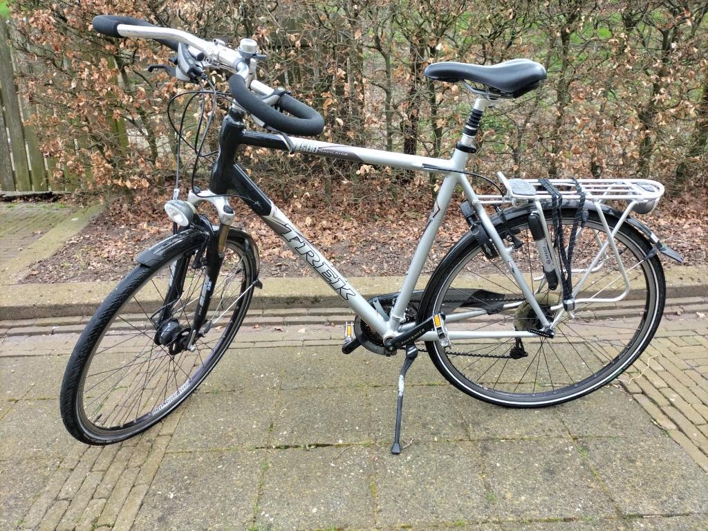Herenfiets Trek T500, Gebruikt, Versnellingen, 57 tot 61 cm, Ophalen