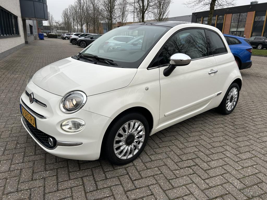 Fiat 500 1.2 Lounge AIRCO CRUISE PANO PDC. (bj 2018), Stof, Gebruikt, 4 cilinders, 840 kg