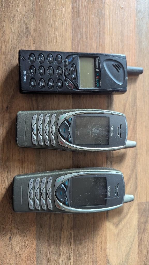 Diverse collector's Tems telefoons (Nokia& Ericsson), Telecommunicatie, Mobiele telefoons | Nokia, Gebruikt, Overige kleuren, Ophalen of Verzenden