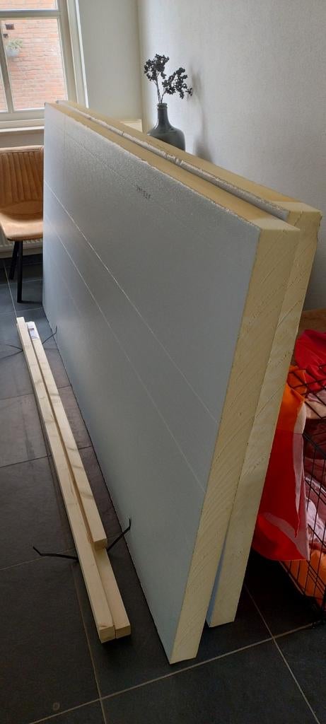PIR platen 2 stuks. 250x120x8, Nieuw, 5 tot 10 m², Hardschuim (Pir), 8 tot 12 cm