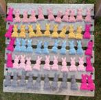 Stoffen applicatie konijntjes haasjes pasen, Ophalen of Verzenden, Nieuw